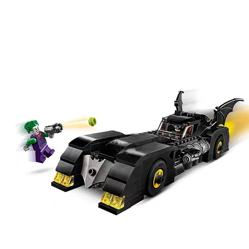 Batmaned super heros 354 шт преследованная Джокера Бэтмобиль установка chariot строительство