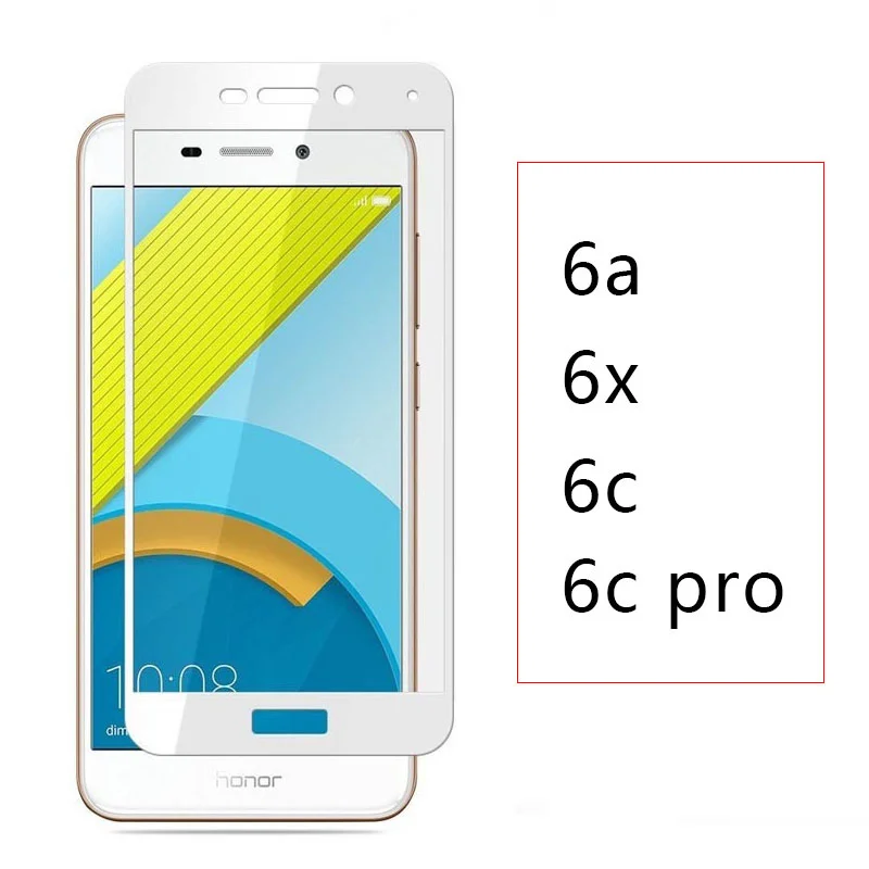 Чехол для Honor 6c Pro 6a 6x полное покрытие закаленное стекло Huawei Honer Onor 6 A X C 6cpro |