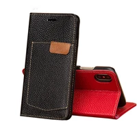 genuine leather phone case for oneplus 7 pro 7 6 6t 5 5t 7t pro for one plus 7t 7 pro case cowhide wallet litchi texture cover
