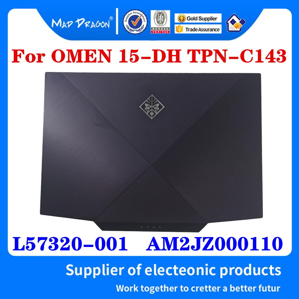 

Новый оригинальный ЖК задняя крышка чехол черный корпус для HP OMEN 15-dh 15-dh0000 ноутбуки TPN-C143 L57320-001 AM2JZ000110