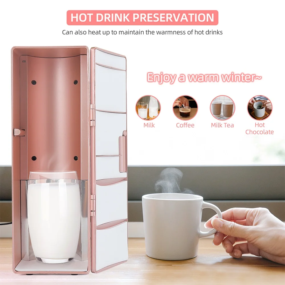 Мини-холодильник с USB пивная морозильная камера косметический холодильник