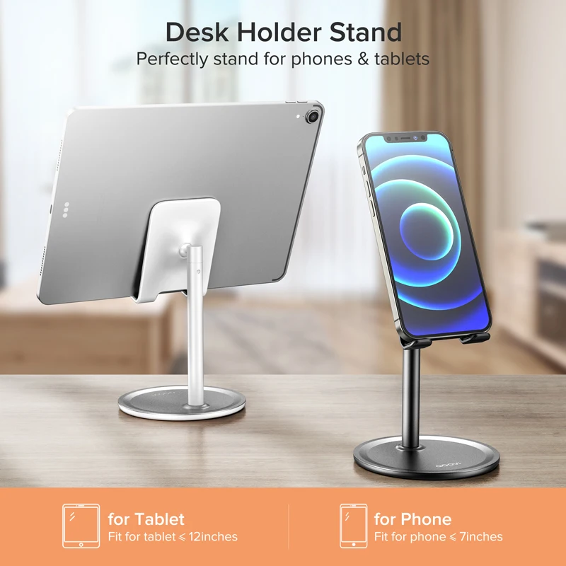 desktop phone holder stand for mobile smartphone support tablet desk stand cell phone universal mount for iphone 12 pro max mini free global shipping