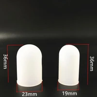 5pcsset white anti scald silicone finger cap cover sleeve finger protection for kitchen barbecue finger protectors