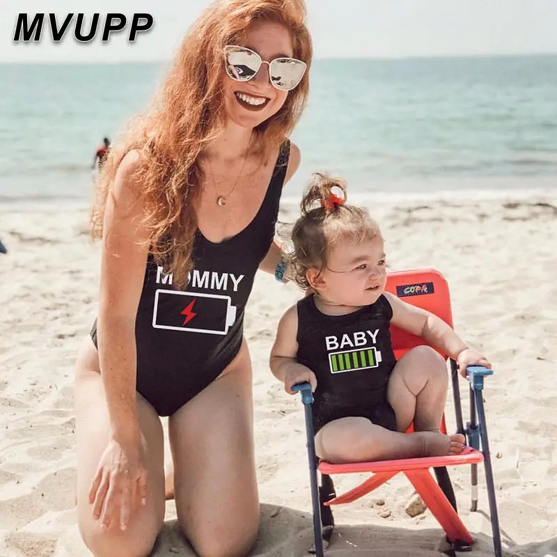 Одинаковые купальники для семьи купальник мамы и дочки бикини Мама я одежда всей