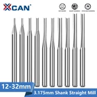 Концевая фреза XCAN карбидная, 10 шт., хвостовик 3,175, 2 канавки