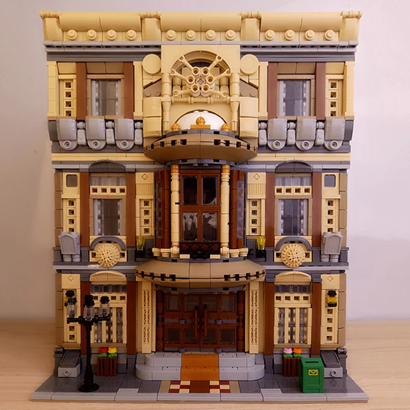 XingBao MOC 01005 г. городской музей морского транспорта уличный вид кирпичи