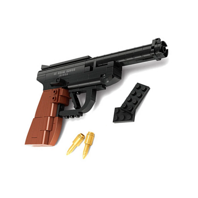 118 шт. модель военного пистолета строительные блоки серии оружия пистолет оружие