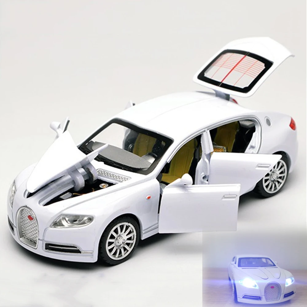 1/32 Bugatti Veyron 16C Galibier литая под давлением металлическая модель автомобилей электронные игрушки для автомобиля подарок на Хэллоуин