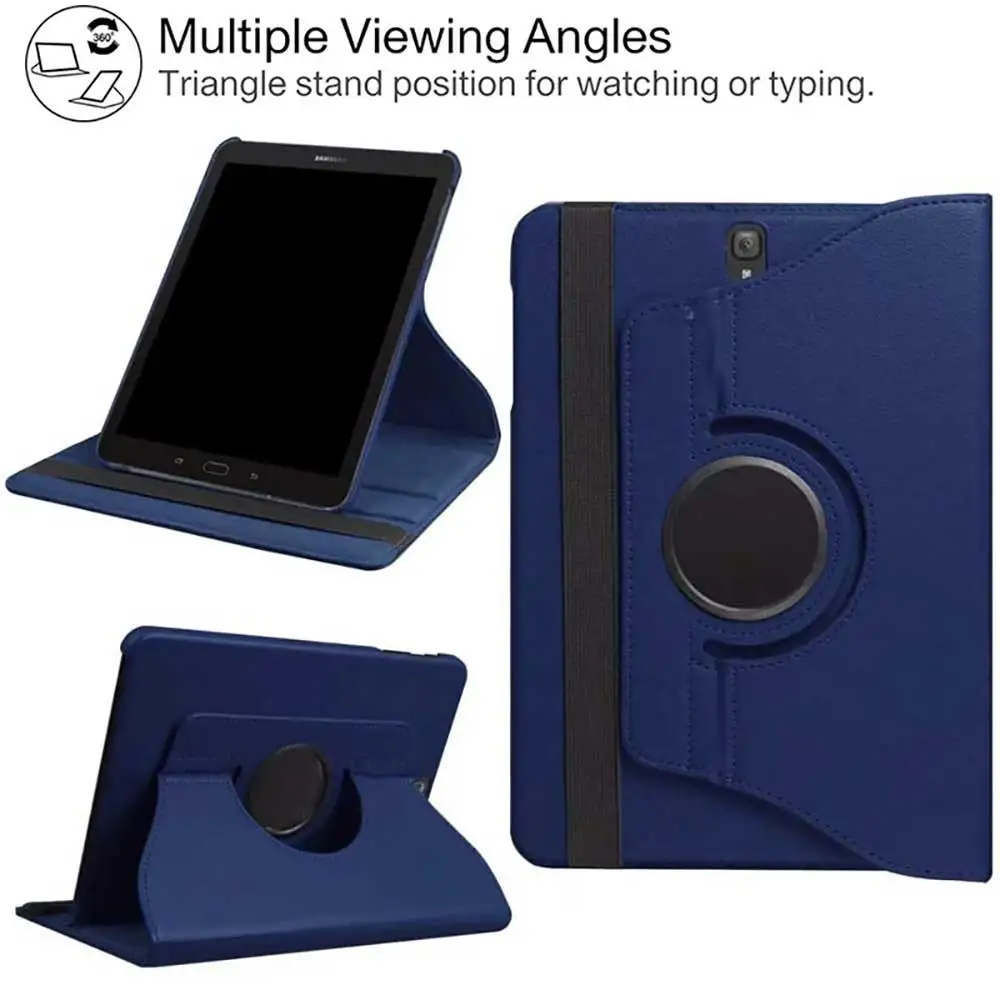 360 Rotating Case Cover For Samsung Galaxy Tab S3 9.7 inch 2017 Tablet SM T820 T825 Pu Leather Stand Funda With Pen+Film | Компьютеры и