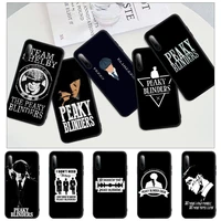 drop shipping peaky blinders black rubber mobile phone case cover for huawei p9 p10 p20 p30 p40 lite pro p smart 2019 2020