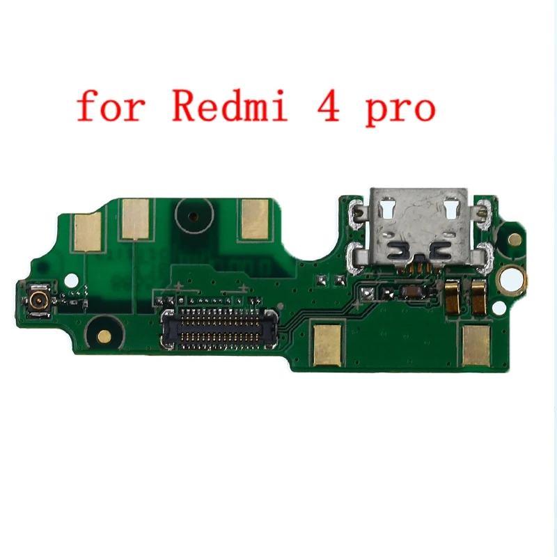 Usb зарядка Нижняя плата гибкий кабель соединительные детали для Xiaomi Redmi Note 3/4/Note 3/4 Pro/4A/5A/4X/2 2A/3S микрофонный модуль - Цвет: for Redmi 4 pro