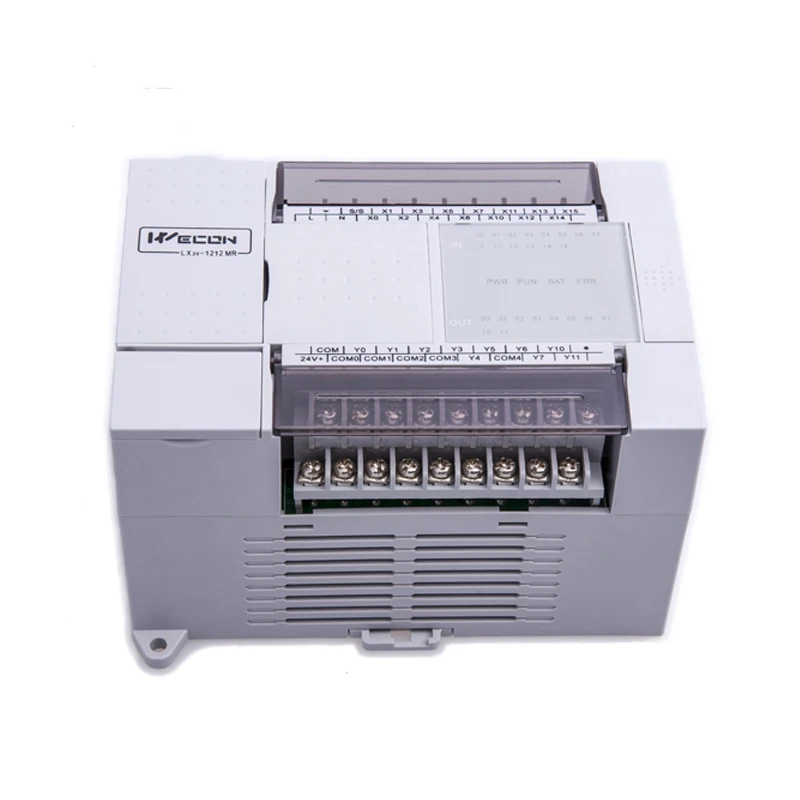 Wecon LX3V-1212MT-D 24-точечный контроллер plc с 2-канальным высоким импульсным выходом