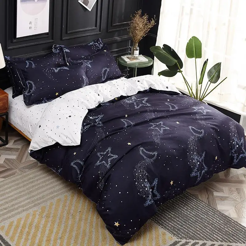 Комплект постельного белья из 4 предметов с изображением животных мультфильма