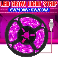 5v usb grow light led full spectrum waterproof plant lamp strip 0 5m 1m 2m 2m phyto lamps 2835 smd hydroponic growing lampara