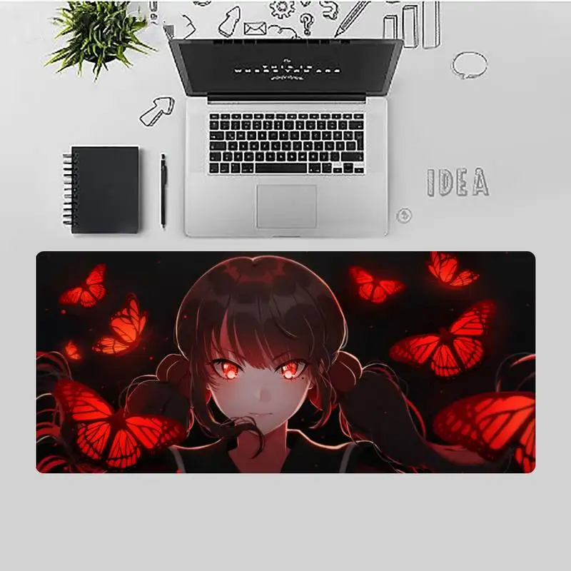 

Anime Girl Danganronpa Office Mice Gamer Soft Mouse Pad X XL XXL Non-slip Cushion Thickness 2mm LockEdge equal LE