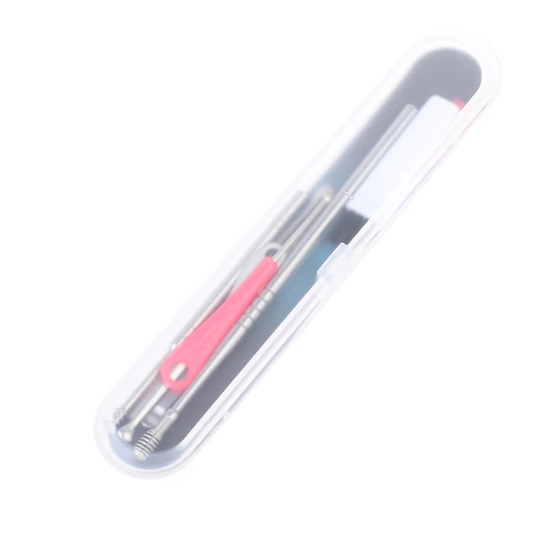7pcs/set Stainless Steel Ear Wax Pickers Spiral Earpick Ear Clean Tool Wax Remover Curette Ear Pick Cleaner Spoon