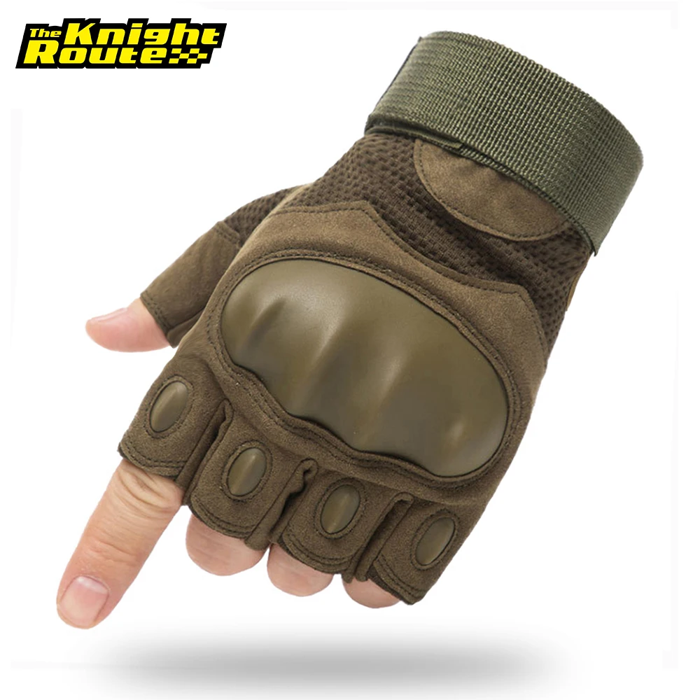 

Summer Motorcycle Gloves Biker Motocross Motorbike Half Finger Moto Gloves Military Tactical Racing Riding Fingerless Gloves