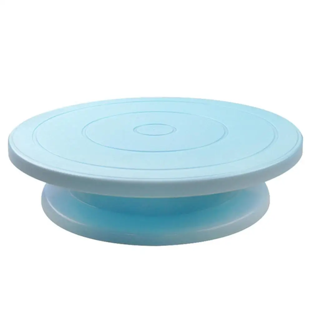 1 шт. пластиковая тарелка для торта вращающаяся Нескользящая декоративная