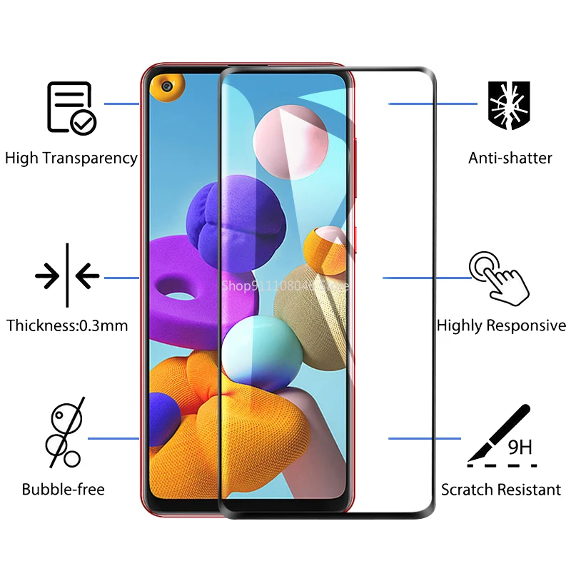 for samsung a21s tempered glass screen protector camera len film hd protective glass on for samsung galaxy a21 s a 21 21s verre free global shipping
