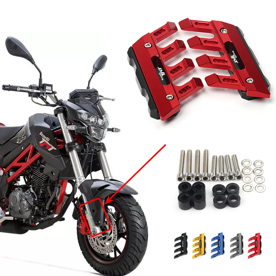 

Для мотоциклетного брызговика Benelli TNT125 TNT135, защита передней вилки, защитный блок, переднее крыло, ползунок против падения, аксессуары