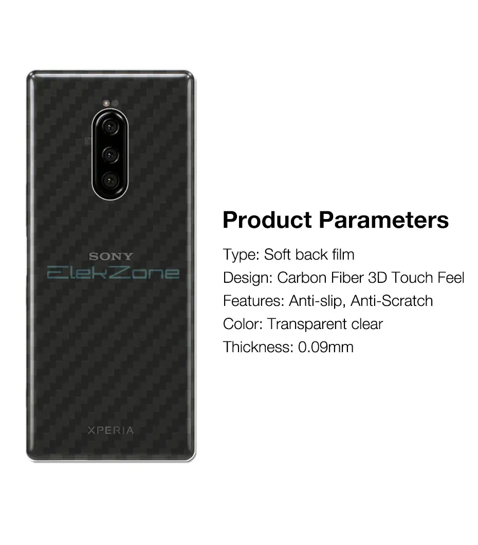 2 шт. для Sony Xperia 1 8 10 Plus XA XA1 XZ XZ1 UItra Premium Compact Back Cover Защитная пленка xz3 xz2 xa2 X XC |