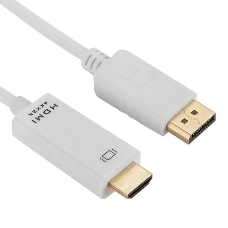 1080P порт дисплея 1 4 кабель DP в HDMI-совместимый адаптер разъем шнур преобразователя