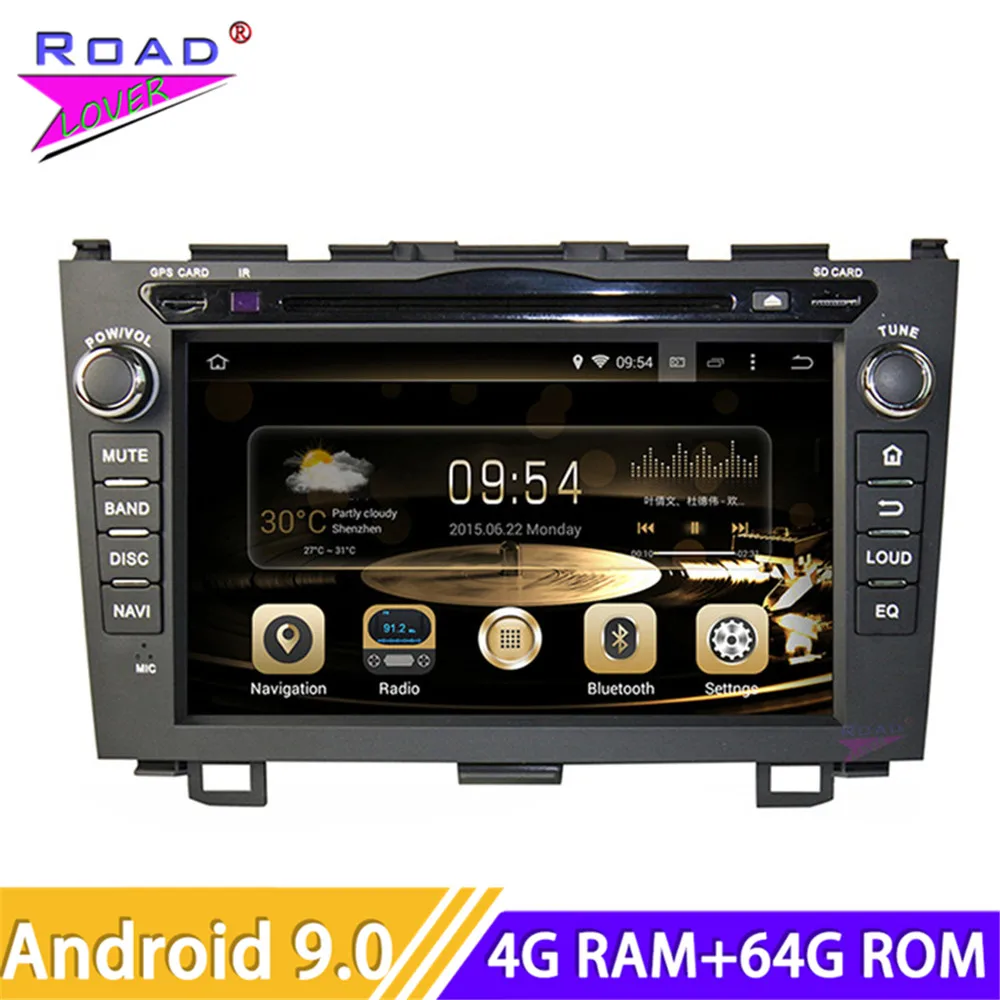 Roadlover Android 9 0 Автомобильный мультимедийный DVD плеер для Honda CRV 2006 2007 2008 2009 2010 2011