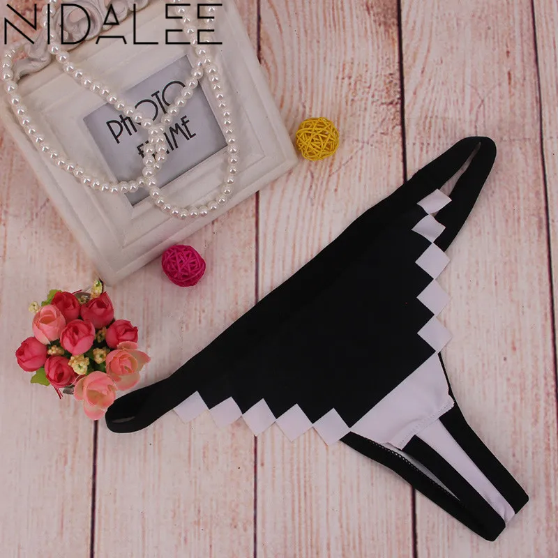 Раздельные бикини из двух частей трусики стринги топ распродажа однотонный