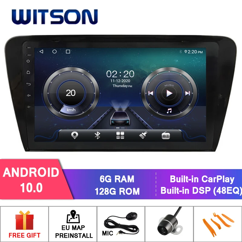 WITSON 10 2 ''большой экран Android 0 Восьмиядерный 4 Гб ОЗУ автомобильное радио для