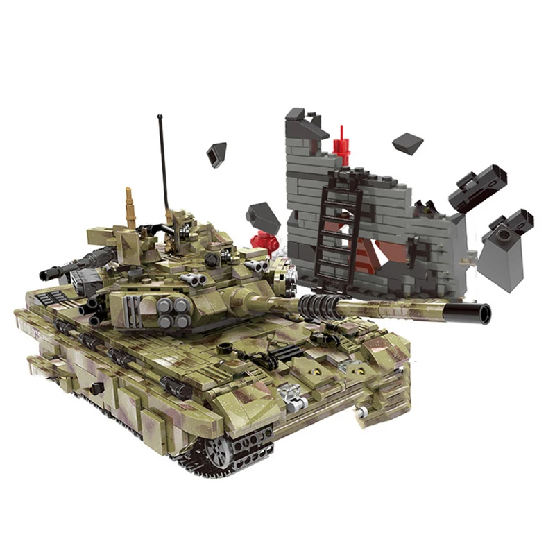 В стиле милитари T90 Panzer танк тигр строительные блоки игрушки совместимый