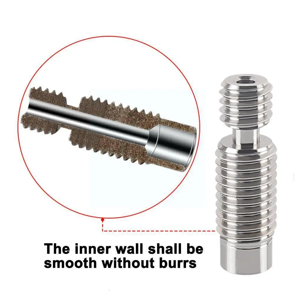 

3D Printer Accessories High-quality Titanium Alloy Pipe Consumables Feeding Steel 1.75mm V6 Pipe For E3D Suitable H8P8