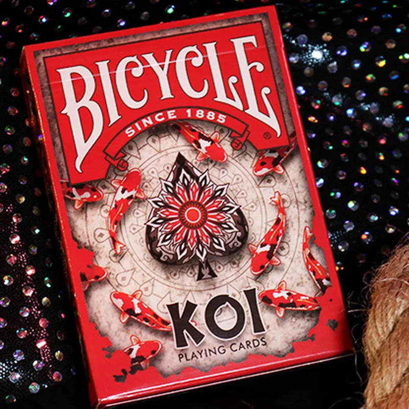 Карточки для игр на велосипеде Koi карп колода покера размер USPCC лимитированный