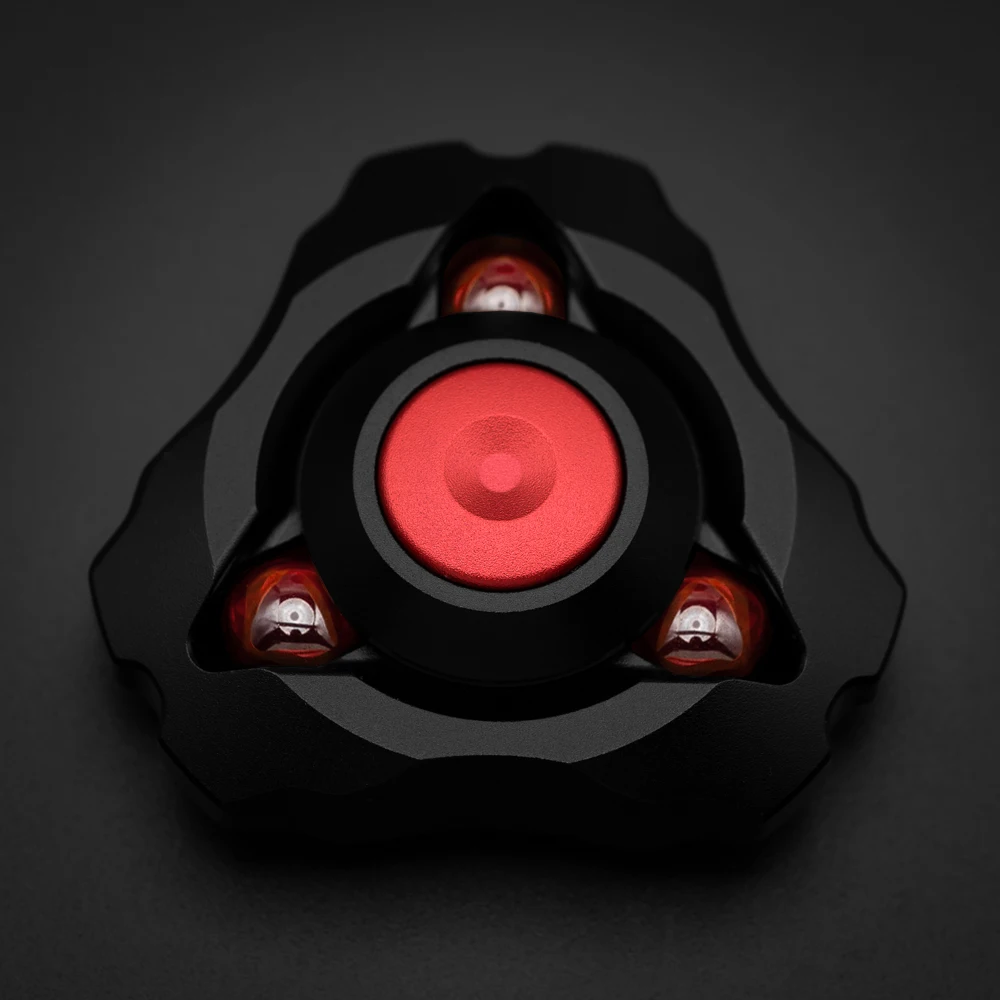 

Zeus Mini Hand Spinner 8x15x44 R188 Bearing Senior Titanium Brass Aluminum Metal Fidget Spinners Grind Arenaceous Stress Relief