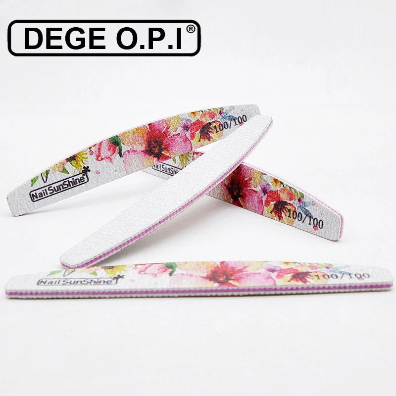 

Пилка для ногтей профессиональная с полированными полосками, 60 шт.