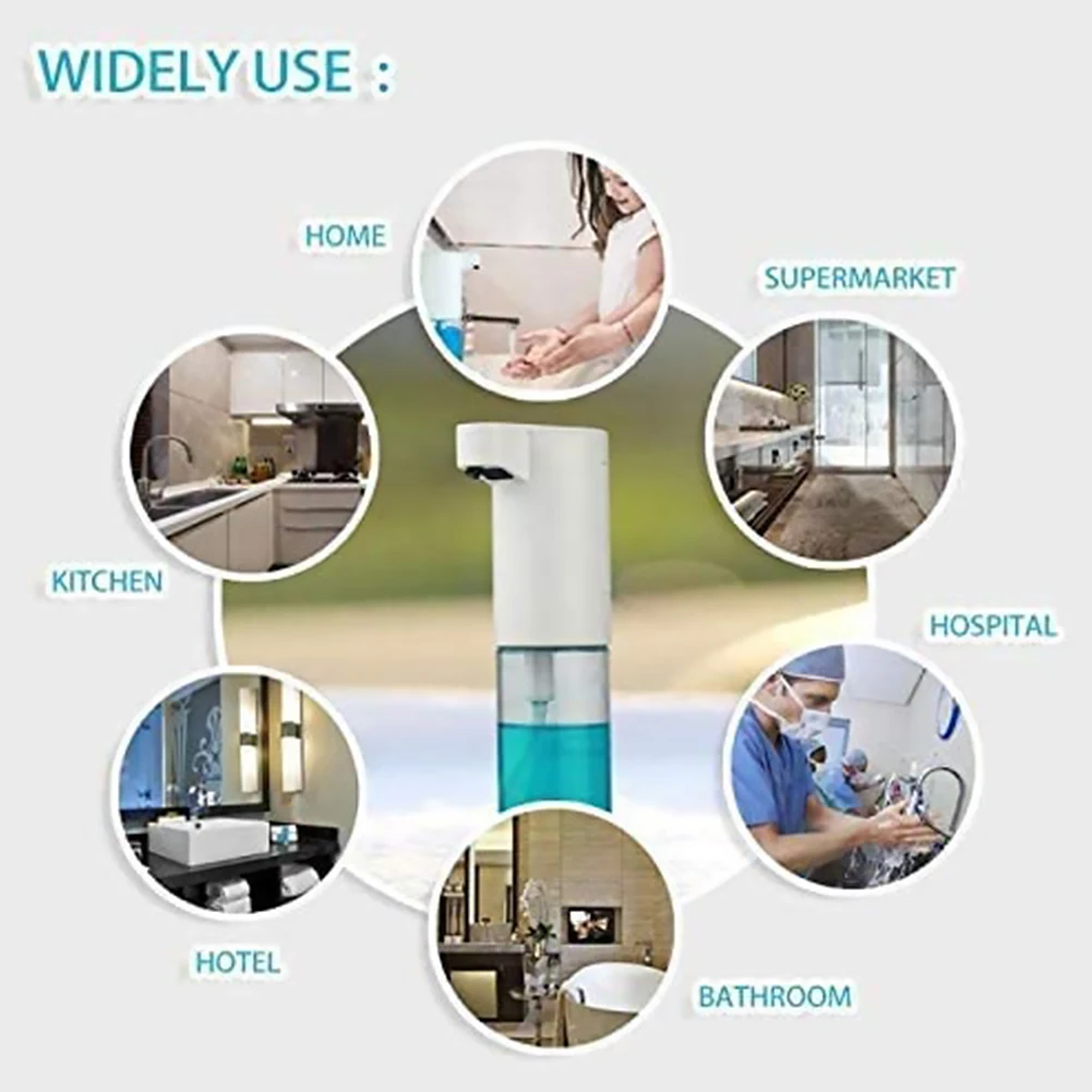 

150ml Automatic Liquid Soap Dispenser Hand Washing Smart Sensor Foaming Device Shampoo Lotion Shower Gel Foam Bottles