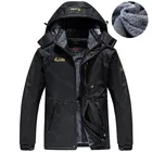 Куртка мужская зимняя непромокаемая, с хлопковой подкладкой, ветрозащитная, размера плюс, 6XL, 7XL, 8XL