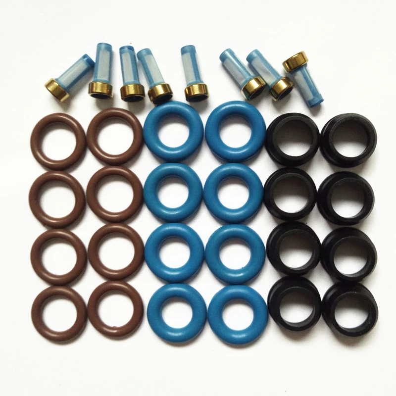 

8sets fuel injector repair kit for Chevrolet Opel Einspritzventil Daewoo Genuine Nozzle 96334808 25332290 free ship