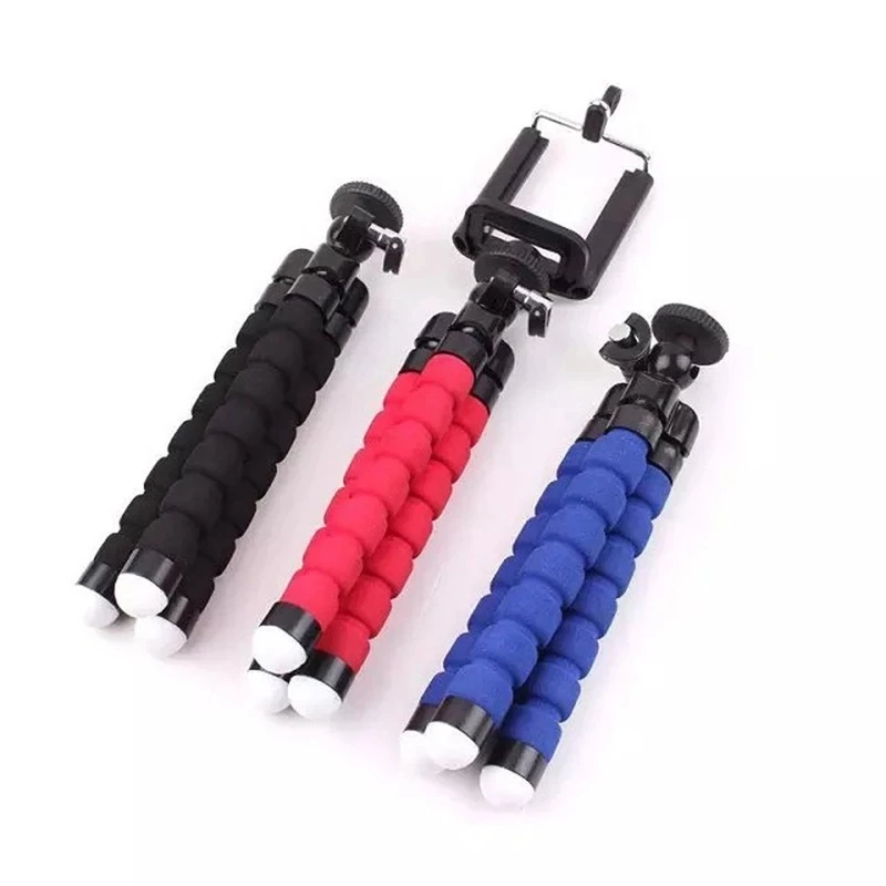 mobile phone holder flexible octopus tripod bracket mobile phone camera selfie stand monopod support photo remote control free global shipping
