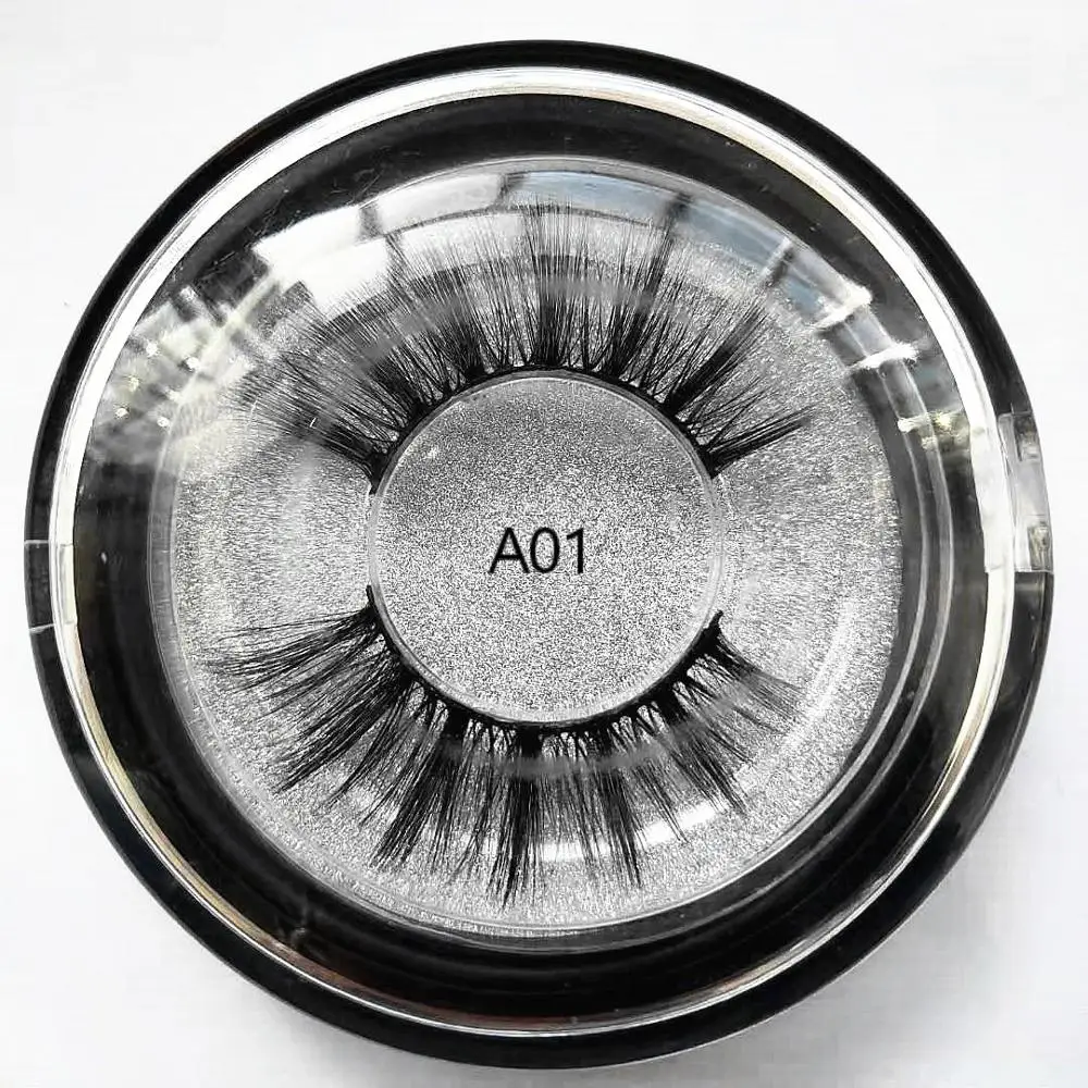 fake lashes makeup 3D Multi-layered long Faux Fluffy Volume Lashes Natural Eyelashes | Красота и здоровье