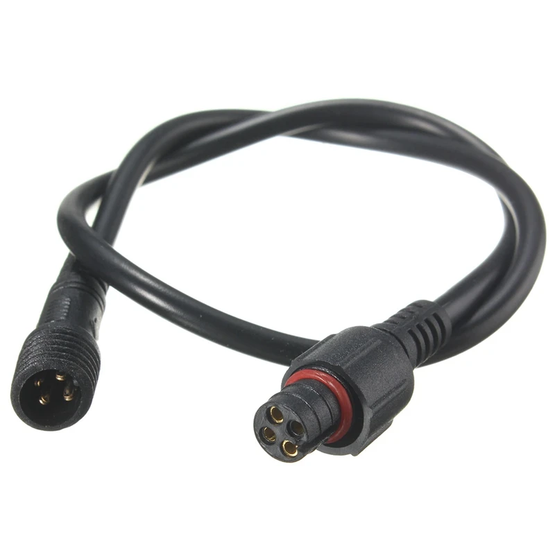 1 шт. 4Pin RGB led светильник удлинитель разъем мужской и женский водонепроницаемый IP67