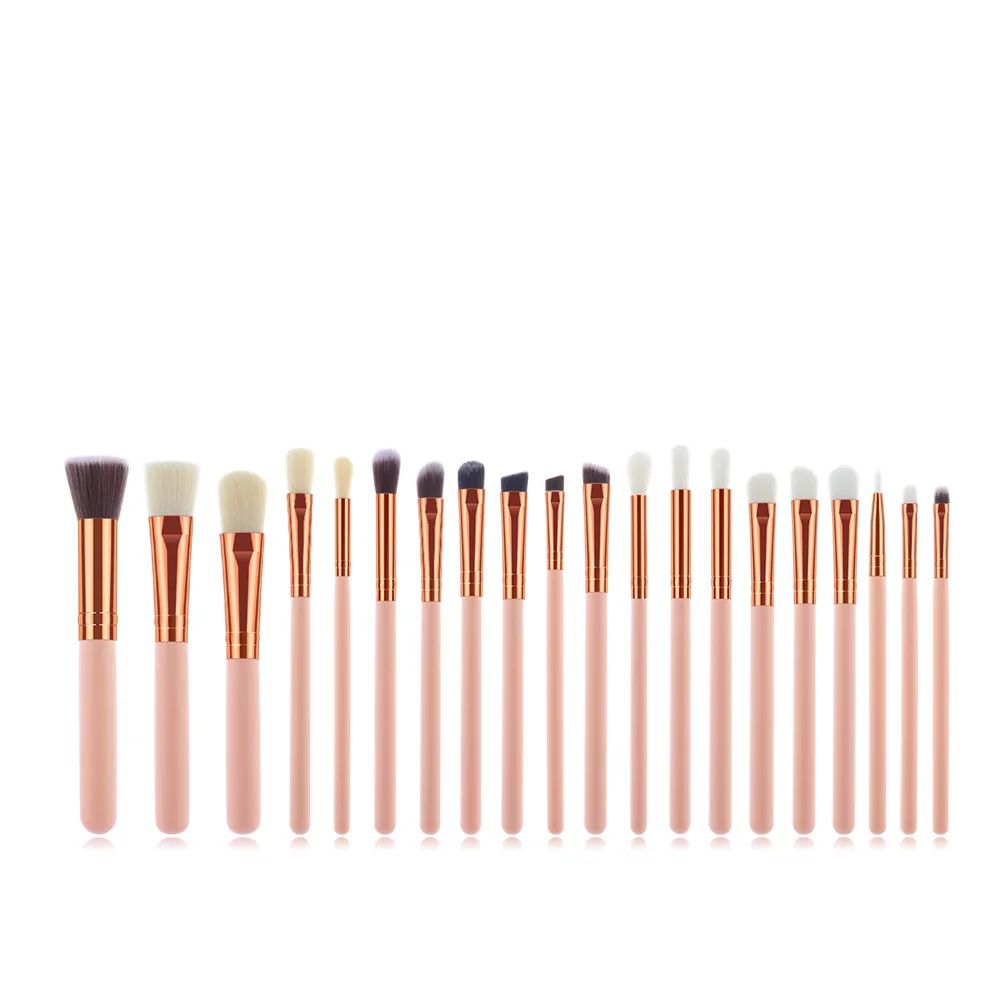 

20pcs makeup brushes set black gold wooden handle for Foundation Powder make up brushes pinceaux maquillage beauty tools