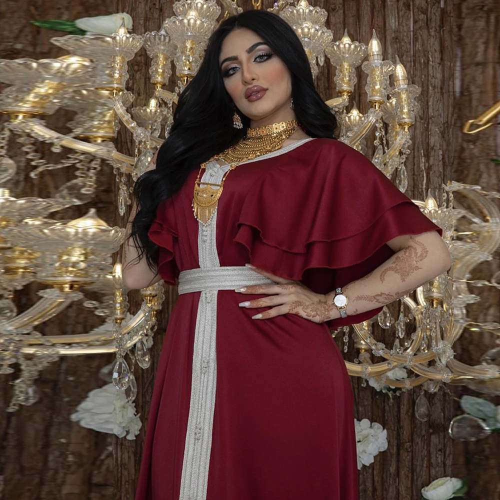 Abaya Дубай Турция арабский хиджаб мусульманское атласное платье мусульманская