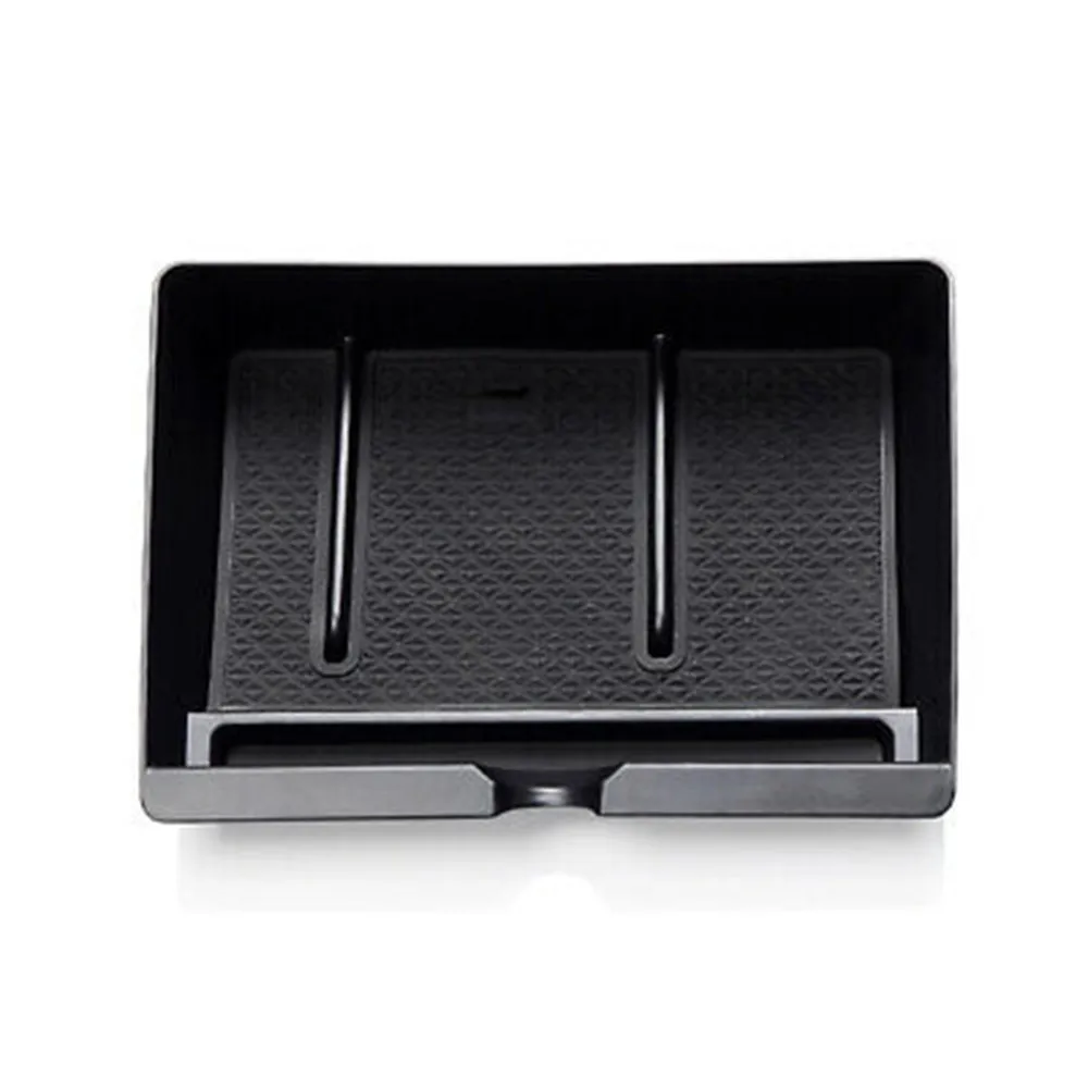 

Black Central Armrest Storage Box Phone Organizer High Quality Practical New