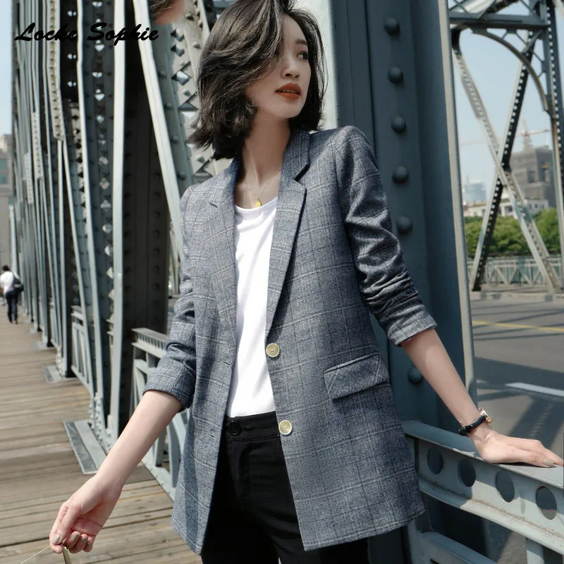1 шт. женские большие размеры Длинные блейзеры пальто 2020 зимние хлопковые