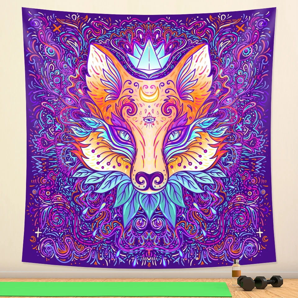 Психоделические сцены завод МАНДАЛА ГОБЕЛЕН гобелен для домашнего декора