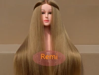 24mannequin head hair yaki synthetic maniqui hairdressing doll heads cosmetology mannequin heads women hairdresser manikin