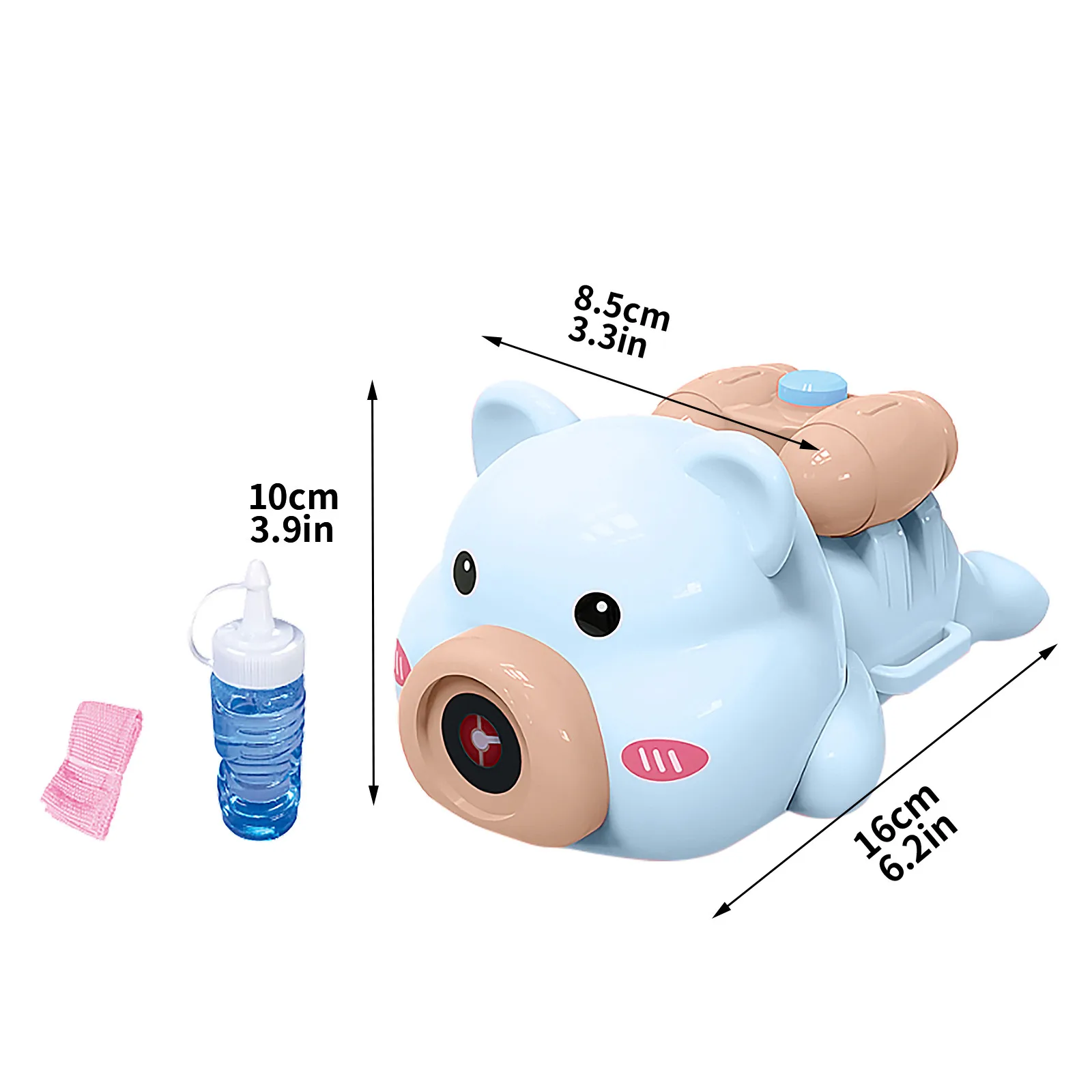 

Popular Cute Bubble Machine Children's Outdoor And Indoor Recreation 80ml Cute Pig Automatic Bubble Machine Soap Water Toys R5