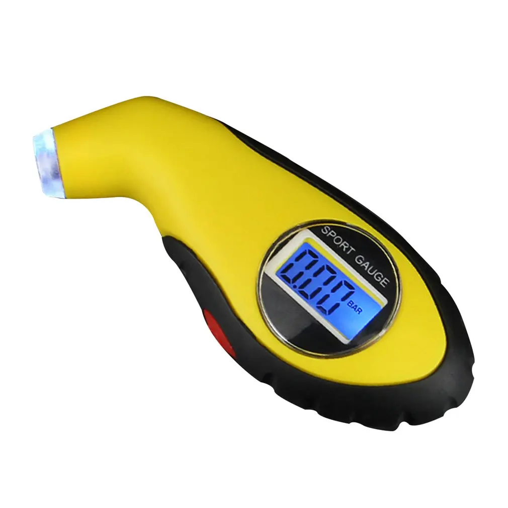 Auto Motorcycle Tyre Pressure Digital Meter Mini Diagnostic Tool Car Detector Tire Pressure Gauge Portable LCD Display