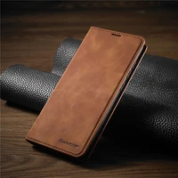 leather flip case for xiaomi poco x3 m3 f3 11i note 10 9 s 9a 9c 9t 8 7 pro max wallet cards stand phone cover