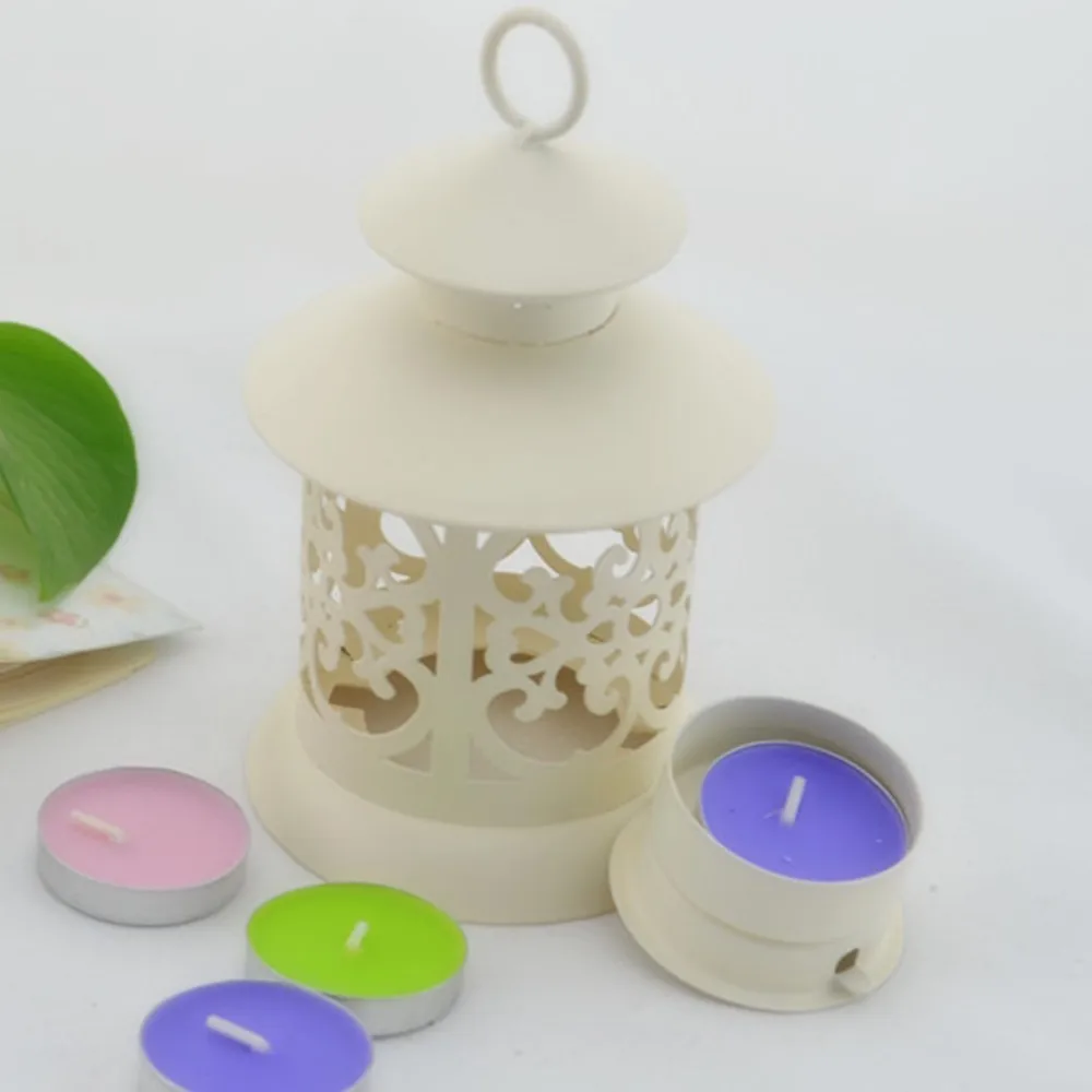 1 шт. подсвечник Винтажный стиль ковкое железо металл лампы полые в форме сердца